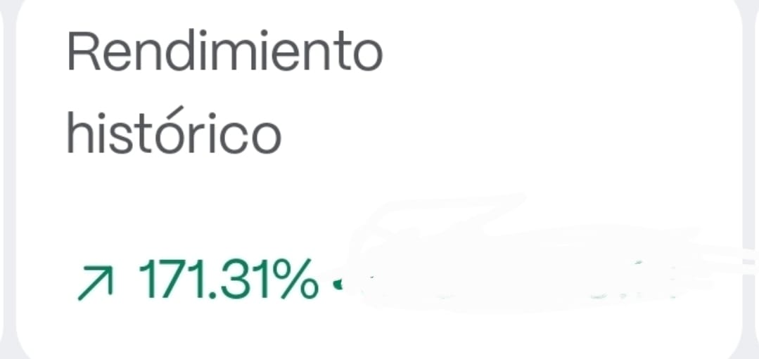 Rendimiento histórico 171.31%