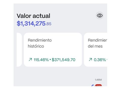 Resultado real de Ángela: +115.46% histórico