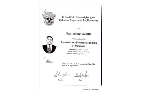 Título Licenciatura Tec de Monterrey